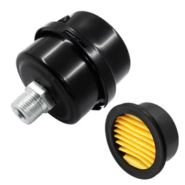 LDEXIN Air Compressor Silencer Filter 3/8" PT 16mm Metal Air Compressor Intake Filter Silencer Sound Muffler for Generators, Blowers