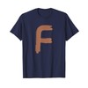Creative Bold Leather Letter F - Design - Alphabet -
