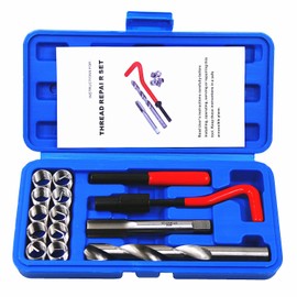 BestsQ Pack of 14 Thread Repair Kit Drill Helicoil Repair Kit Compatible Hand Tool Set for Car Repair Size: M14 x 1.25