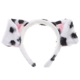Beavorty Dog Ear Headband: Cartoon Hair Band Party Accessories for Animals Hair Band for Skin Care Animal Costume Accessories Puppy Headbands Cartoon Animal Costume Dalmatian Costume