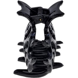 Camila Paris CP2905 French Hair Clips for Women, Girls Black Hair Claw Clips Jaw Fashion Durable and Styling Hair Accessories for Women, Strong Hold No Slip Grip, Made in France. 2 inch Black