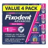 Fixodent Advance Max Hold 62g 4 Pack