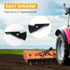 3 Holes Scarifier Shank Teeth,16'' Scarifier Shank Box Blade Shank,Ripper