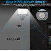 Solar Wall Lights Pathway Motion Sensor 72 LED Bulb Outdoor