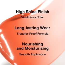 INTO YOU Glow Lip Tint, Plumping Lip Gloss, Nourishing Hydrating Moisturizing Lip Oil, Non-Sticky, Long-lasting, Waterproof, High Shine Liquid Lipstick, Stay 8 Hour, for Women Makeup, GW02