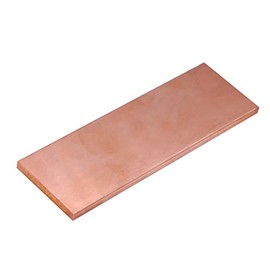 VERNUOS 1/4" x 2" C110 Copper Flat BAR 6" Long Solid .23" Plate Mill