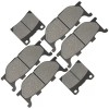 Caltric Front Rear Brake Pads for Yamaha V-Star 1100 Classic