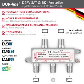 DUR-Line DFV SAT/BK Splitter