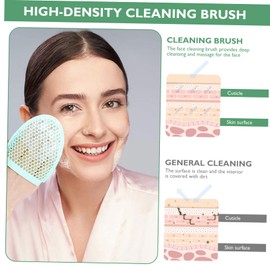 Beavorty 8 Pcs Double-sided Face Washing Device Washing Face Brush Facial Cleaning Brush Facial Exfoliator Face Wash Deep Clean Face Wash Cleansing Facial Brush