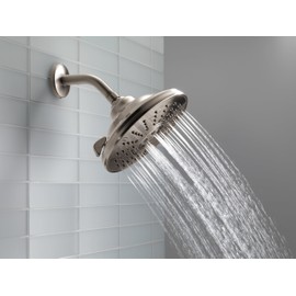 DELTA FAUCET U4993-SS Shower Arm and Flange, Stainless,6.00 x 2.88 x 6.00 inches