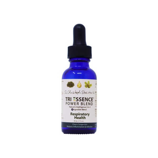 Respiratory Health Tri-Essence Power Blend - Blended with Natural Herbal Extracts, Flower Essences, and Essential Oils - Size: 240 mL (8 fl. oz.)