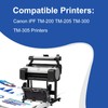 PFI-120 MBK Pigment 2pcs Compatible with Can PFI 120 Ink