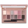 Maybelline Maquillaje Eye Shadow Palette The Blushed, color Rosas/Cafes