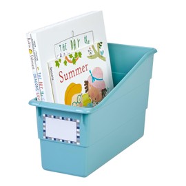 Really Good Stuff Durable Book and Binder Holder - 6Pack, 5.25” x 12.5” x 7.5”, Classroom Organization & Décor