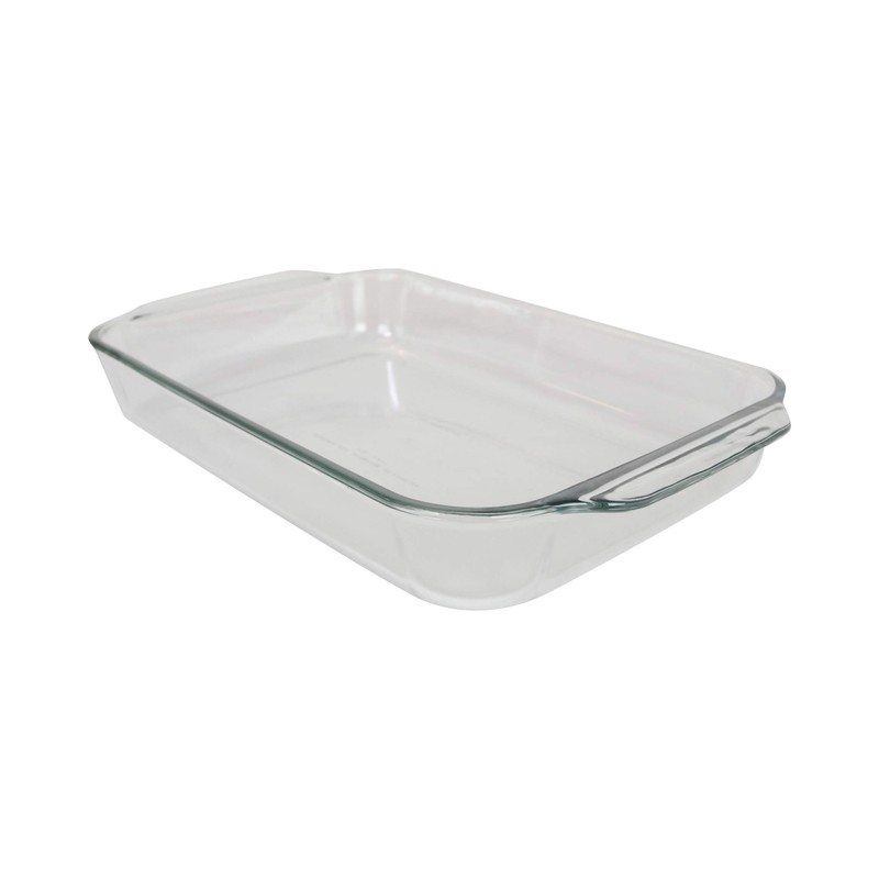 Pyrex 233 3qt Glass Baking Dish with 233-PC 3qt Blue