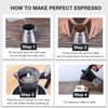 VINATO Induction Caffettiera, Caffettiera Moka Express 6 Tazze, Adatta a