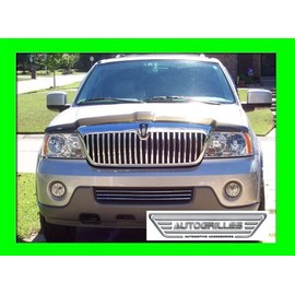 312 Motoring fits Lincoln Navigator 2003 2004 Lower Chrome Grille Grill KIT 03 04 Limited Luxury Ultimate Elite