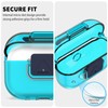 Transparent Case Compatible with Airpods Pro 2/1 (2023/2022/2019), Security Lock,