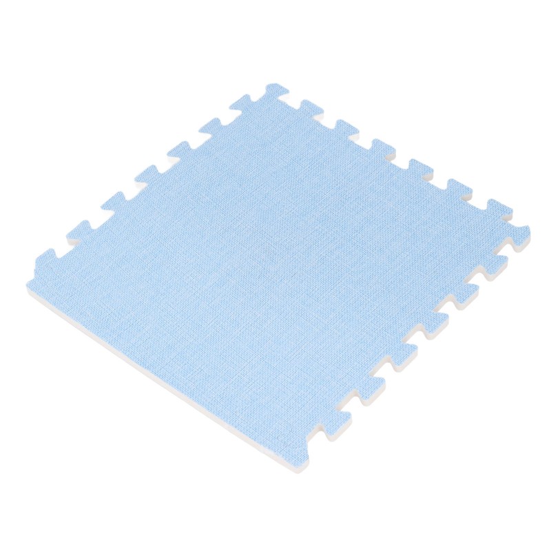 Cotton Linen Interlocking Mat Thicken Soundproofing Cuttable Patchwork Puzzle Foam