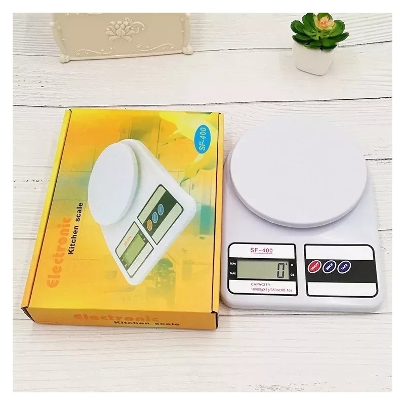 SQ Báscula de cocina digital SQ Cozinha SF-400 pesa hasta