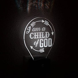 I Am A Child of God LDS Night Light for Latter-Day Saint Children Gift