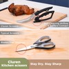 Cluren Kitchen Shears & Scissors Heavy Duty with Self-Standing Base