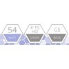 LUXRITE LR20765 (4-Pack) 54-Watt 4 FT T5 High Output Fluorescent