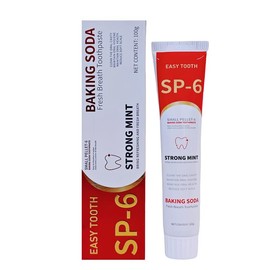 Easy Tooth SP6 Strong Mint Baking Soda ToothpasteFresh Bteath Toothpaste,Small Pellet-6 Baking Soda Toothpaste,Clean The Oral Cavity,Maintain Oral Hygiene,Maintain Oral Health,Reduce Soft Scale,Daily Oral Clean Toothpaste 100g - Specification: 1PC