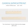 Classical Guitar Bone Slotted Saddle Nut Set