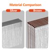 SITLDY 18 Gauge Galvanized Brad Nails, Brown T-head 1-3/4 Inch
