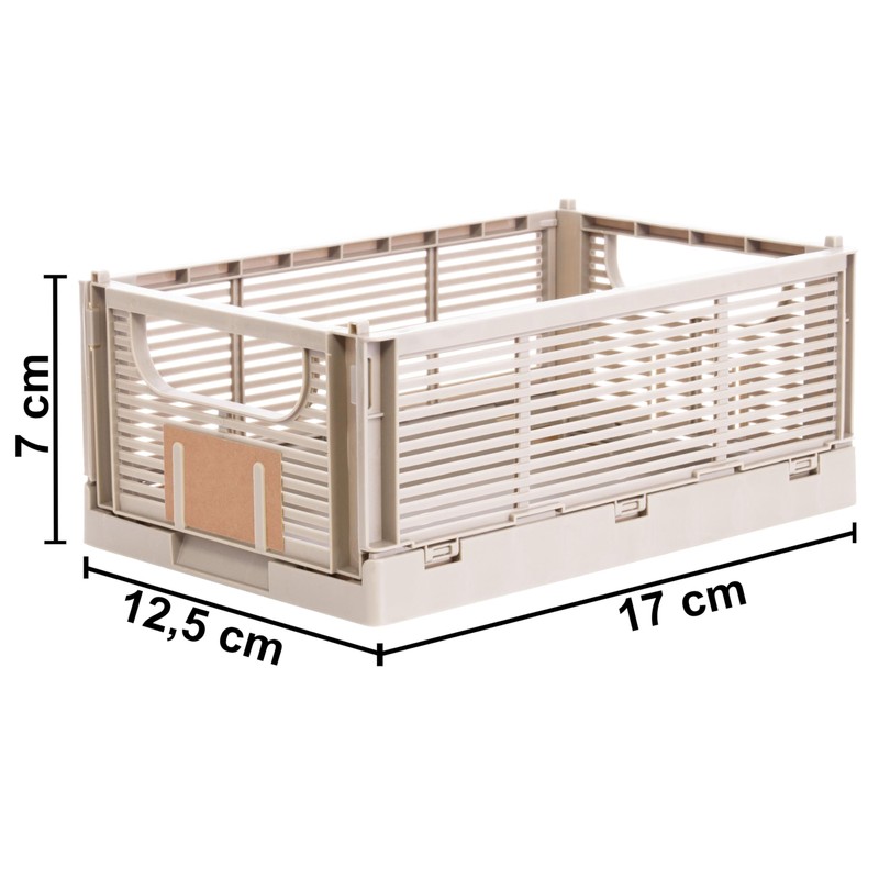 Brandsseller Foldable Folding Box S Set of 2 Sturdy Shopping