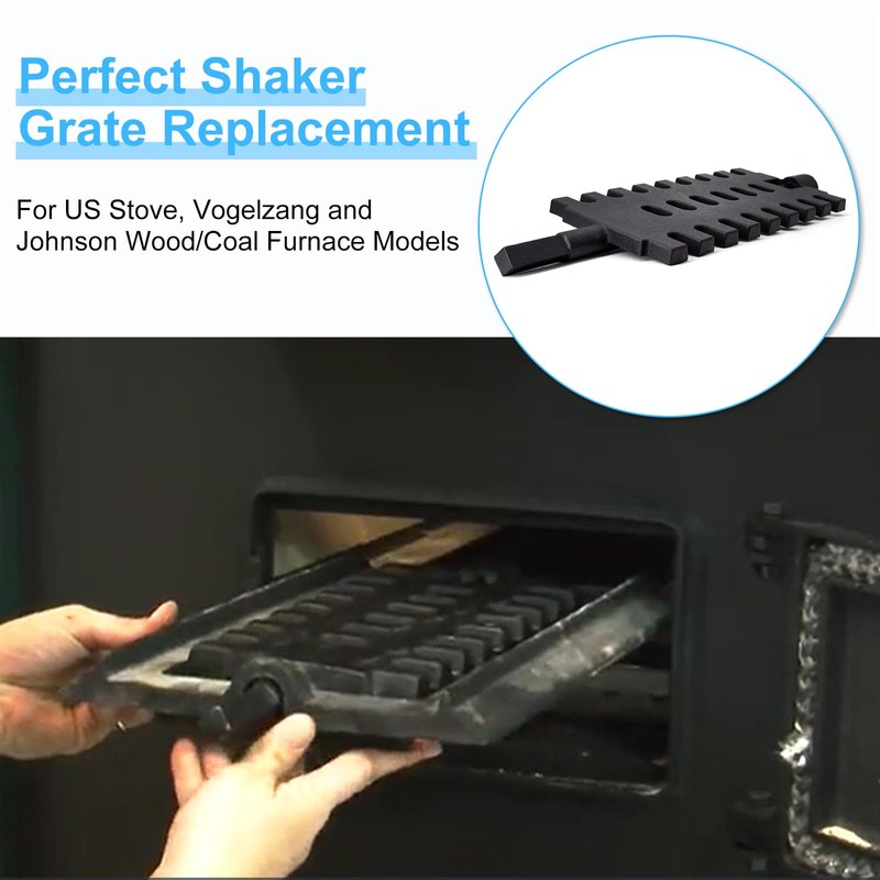 Adviace 40257 Shaker Grate Replacement for US Stove Hot Blast