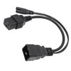 C20 to C7 C19 Y Splitter Power Plug Cord Single