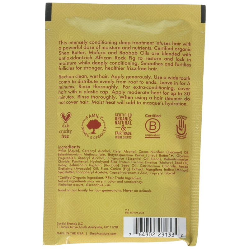 Shea Moisture Manuka Honey & Mafura Oil Intensive Hydration Treatment