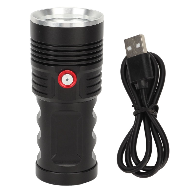 Rechargeable Flashlight Aluminum Alloy Ultra Bright Handheld Waterproof LED Emergency