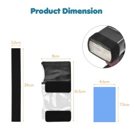 Unbranded 12pcs Camera Flash Gels Filters Color Correction Filter Kit For Speedlight YCNL