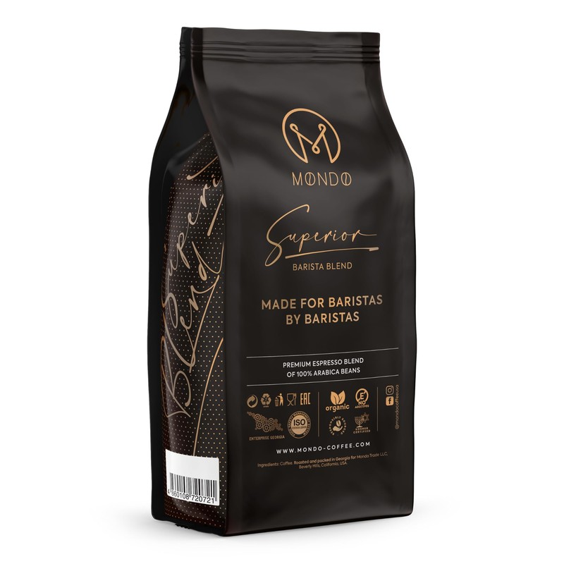 Mondo Whole Bean Coffee (2.2 lbs), USDA Organic, Superior Barista