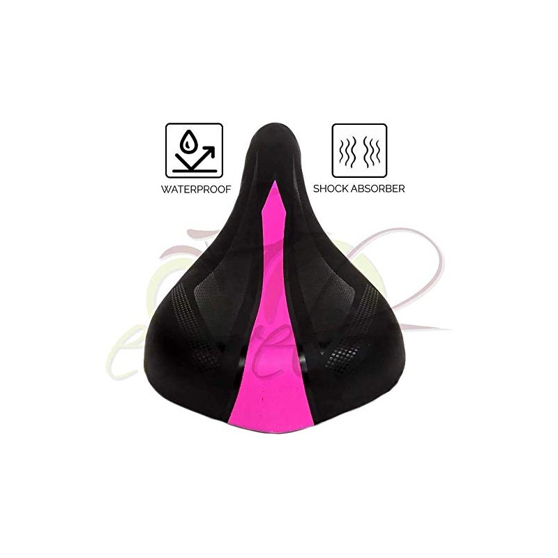 Ecovelò Bicycle Saddle Ergonomic Bicycle Saddle Comfortable Waterproof Women's Bicycle
