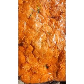 5 PC - 4.5 feet Marigold Garland | Indian/American Wedding Party Mantle Decoration | Faux Garlands Wedding Garland | Diwali Decoration | Spring Bush Floral | (Orange)