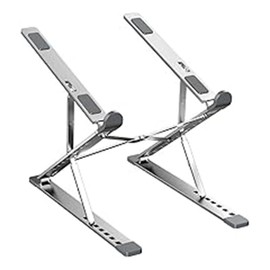 Laptop Stand, Foldable, Ergonomic Design, Improves Sitting Posture, Heat Dissipation, Anti-Slip, Lightweight, Stable, Portable, Easy Storage, Fits Most Computers, Adjustable Height, 1 Piece