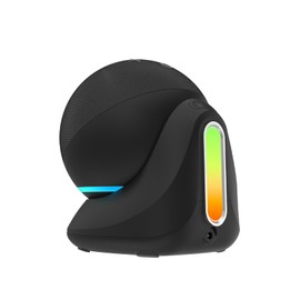 Fanxoo ED5 10000mAh Battery Base Music Atmosphere Light,The DC Expansion Socket Provides Mobile Power for EchD 5th Generation,Built in Music Atmosphere Light,(Black)(Not Included EchD 5th Gen)