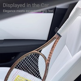 Tinsync Tennis Racket Grip Tape, Precut Soft Tennis Grip Tape, Anti Slip and Dry Feel Tennis Racquet Overgrip Wrap for Replacement (6 Pack - Tawny)