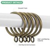 M METERXITY Pack of 30 Green Bronze Curtain Rings with