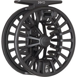 Redington Zero Fly Fishing Reel, Lightweight Design for Trout, Clicker Drag System, Matte Black, 2/3