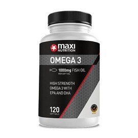 Maximuscle Maxi Nutrition OMEGA-3 Fish OIL EPA & DHA SOFT GELS - 120 SOFT GELS