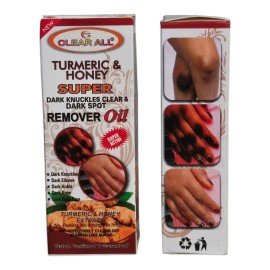 clear all X2 clear all Turmeric Honey dark knuckles clear & dark spot remover oil 2pcs