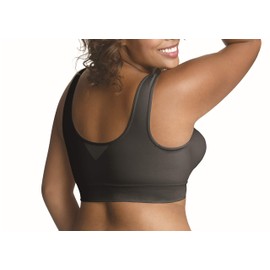 JUST MY SIZE womens Pure Comfort Plus Size Mj1263 Bra, Black, 6X-Large US