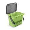Metaltex Waste Bin Plastic Green 25 x 20 x 19