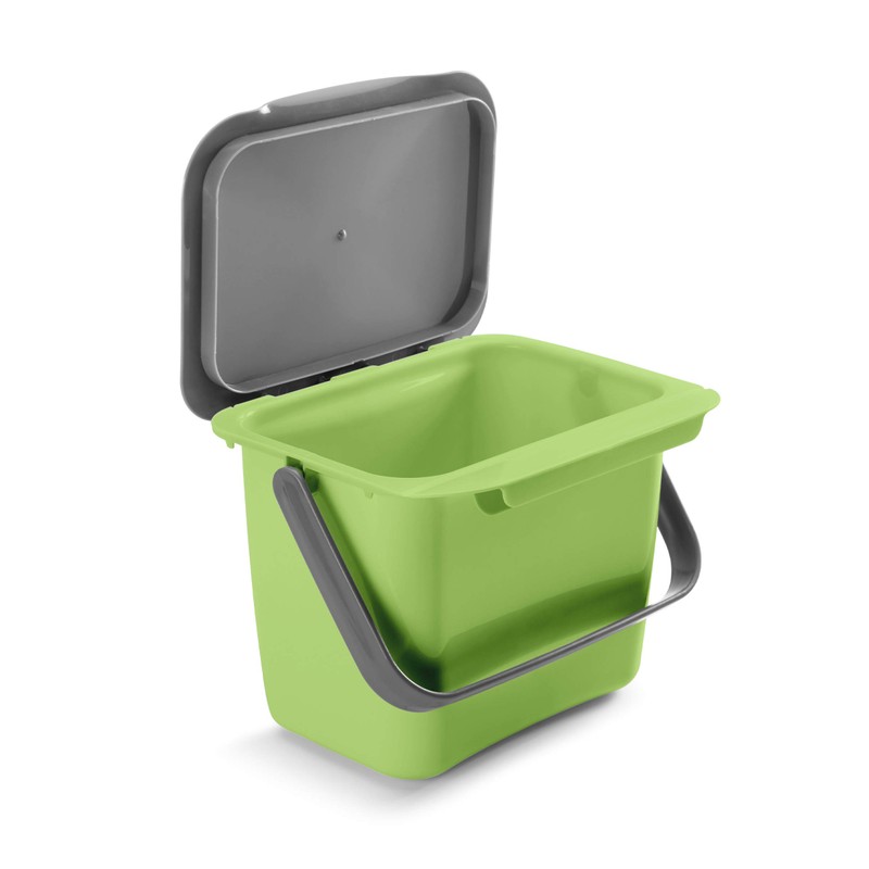 Metaltex Waste Bin Plastic Green 25 x 20 x 19