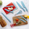 Country Living 20-Piece Kitchen Knife Quality Stainless-Steel Blades with Guards,
